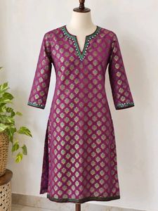 Biba Beautiful Brocade Kurta