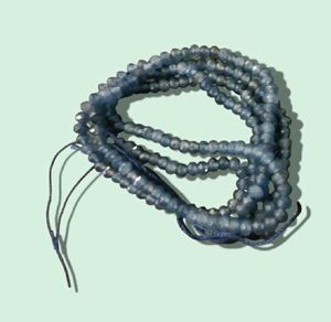 Blue Beaded Bracelet Strands