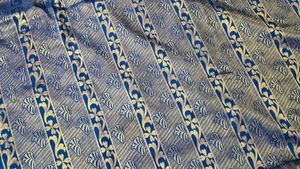 Elegant Yellow &amp; Blue Silk Saree