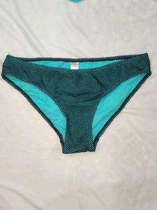 No Boundaries Black And Teal Fishnet Bikini Set