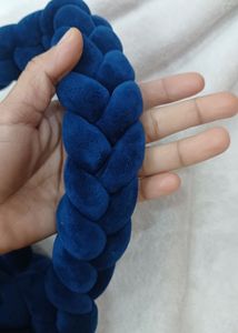 Authentic Chunky Knit Navy Blue Hobo Bag