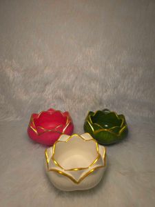 Decorative Tealight Candle Holders Set of 2