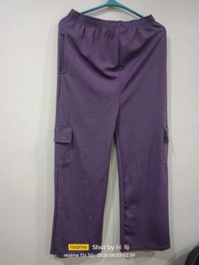Purple Cargo Pants