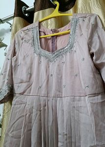 Silky Georgette Aline Festive Kurta