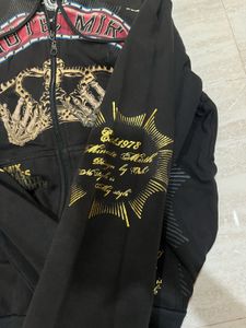 Minute Mirth Graphic Zip-Up Hoodie