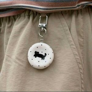Cute clay Cat Keychain Bag Charm