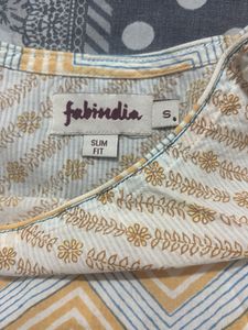 Chic Chevron Print Kurta