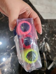 24 Pcs Multicolor Hair Rubber Bands