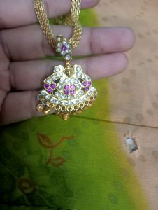 Gold-Tone Pendant Necklace