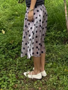 Polka Dot Ethnic Skirt