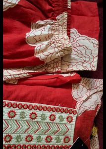 🆕 🆕Stylish Red Floral Kurta Set