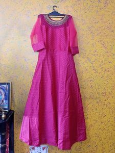 One-Piece Gown With Dupatta