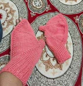 beautiful fancy hand gloves  for scooty lover girl