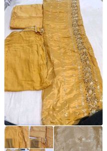 Yellow Salwar Suit Unstitched dress material
