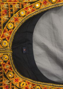 Embroidered Kurta black