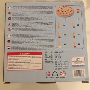 Wooden- Memory Chess Game for Kids