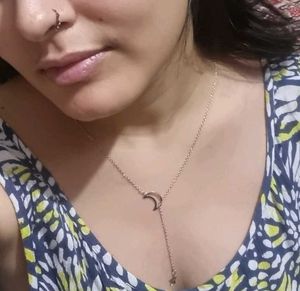 Chic Moon &amp; Star Pendant Necklace