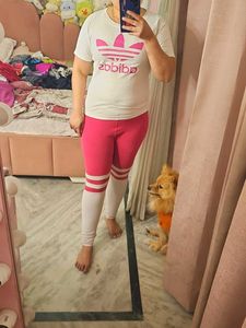 Adidas Tee & Leggings Set
