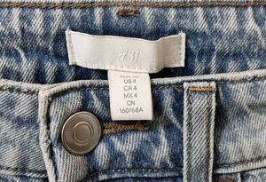Light Wash Ripped Wide Leg Jeans