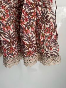 Elegant Floral Print Kurta