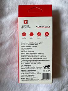 Swiss Military USB-A to USB-C Cable