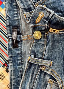 Blue Denim mini shorts
