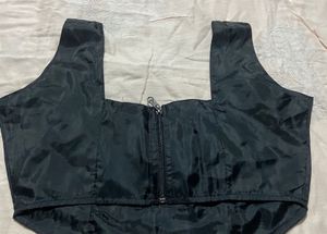 Chic Black Corset Top