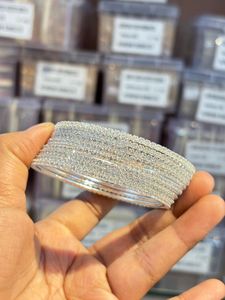 Sparkling AD Stone Bangles