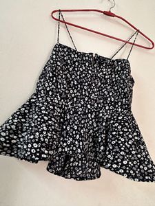 Chic Floral Print Camisole Top