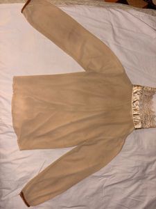 Beaded Collar Shirt