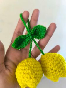 Crocheted Tulip 🌷 keychain