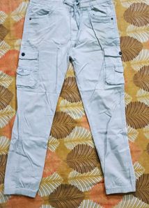grey colour Cargo Pant for mens size- 28
