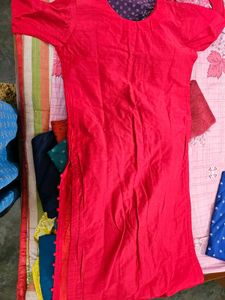 Red Embellished Kurta ❤️