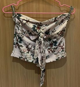 Floral Convertible Halter / Tube Top