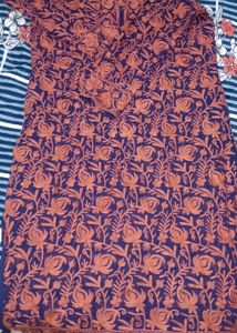 pure georgette kashmiri kurta long
