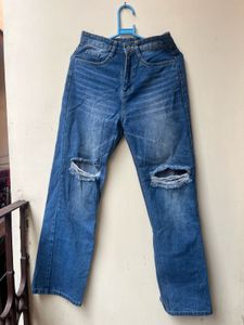 Blue Ripped Jeans