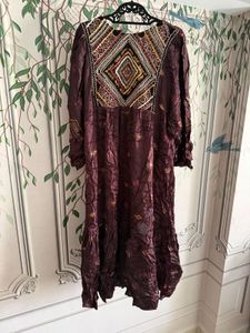 Bohemian Embroidered Maxi Dress