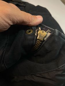 Carhartt Black Hooded Work Jacket