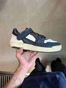 Men's Navy &amp; White Sneakers