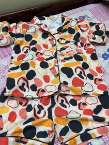 Cute Printed Pajama Set