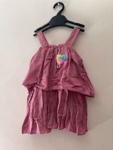 Cute Pink Top and Pants Set