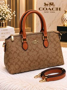 COACH GEORGIA SATCHEL BAG IN SIGNATURE CANVAS SIGN