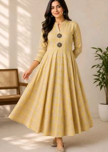 ETHNIC YELLOW KURTI 💛