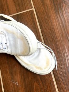 Vans White Canvas Sneakers