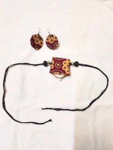 Bohemian Shell Necklace &amp; Earring Set