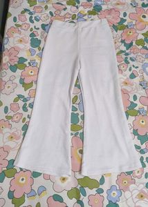 White Bootcut Pant