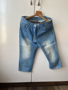 Denim Capri Pants
