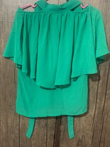 Green Cape Top