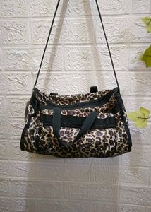 Leopard Print Hobo Bag