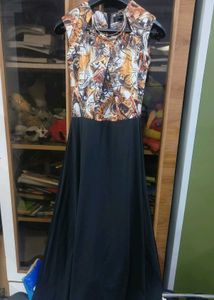 Unique Printed Maxi Dress
